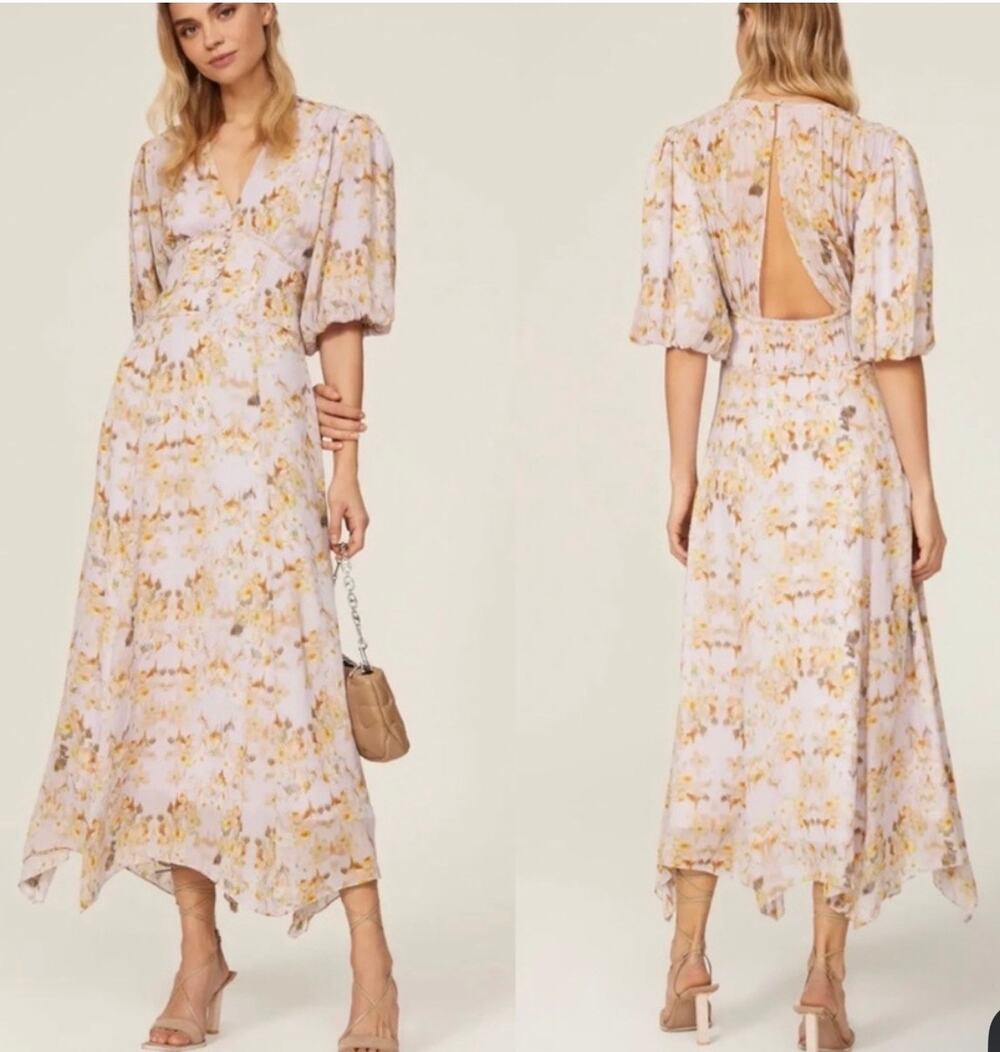 AllSaints Aspen Momo Floral Maxi Dress – US 10
